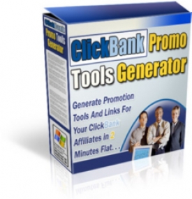 Product picture ClickBank Promo Tools Generator With Master Resale Rights