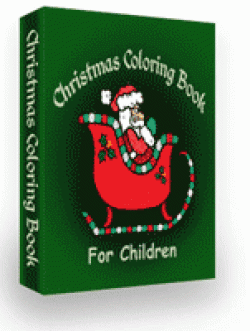 Product picture Christmas Coloring Book for Children - With Giveaway Rights