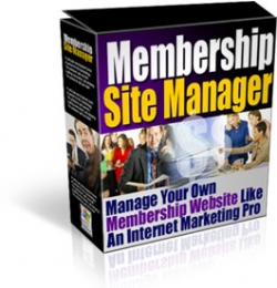 Product picture Membership Site Manager - With Resell Rights