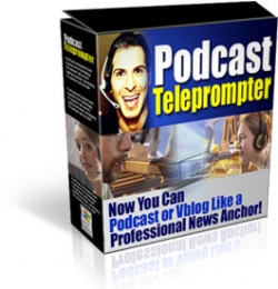 Product picture PodCast Teleprompter - With Resell Rights