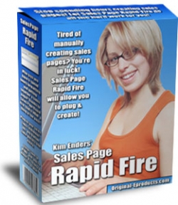 Product picture Sales Page Rapid fire With Master Resale Rights